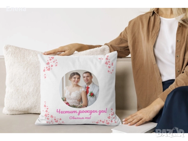 Възглавница със снимка, снимка 3 - Възглавници - 52387984