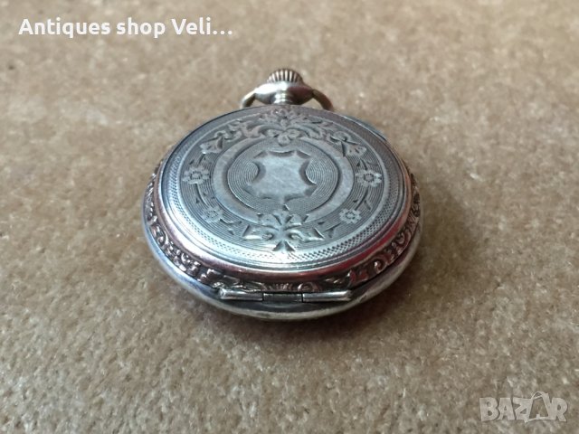Сребърен джобен часовник №3638 , снимка 2 - Други ценни предмети - 40026160