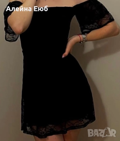 Дантелена къса рокля