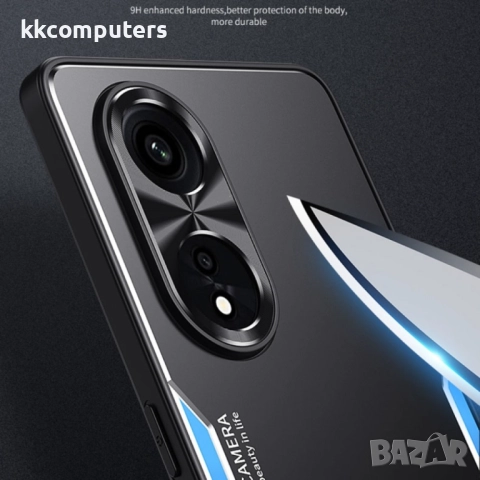 Oppo A1 Pro 5G / Reno8 T 5G / A98 5G Titanium Alloy Удароустойчив Калъф и Протектор, снимка 5 - Калъфи, кейсове - 52977173
