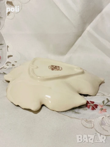 порцеланова чиния лист , снимка 6 - Чинии - 50904494