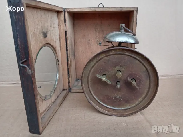 Будилник Mauthe FMS старинен часовник 20те 30те Германия, снимка 9 - Антикварни и старинни предмети - 47915061