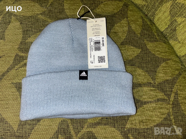 Нова зимна шапка Adidas 3s beanie, снимка 3 - Шапки - 53966848