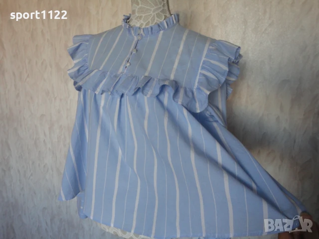 Mango/M/дамска блуза/100% памук, снимка 5 - Блузи с дълъг ръкав и пуловери - 51195507