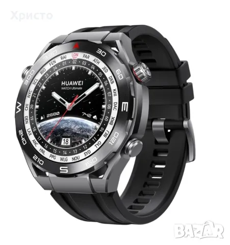 НОВ!!! Huawei Watch Ultimate Colombo Black Zircon-Based Amorphous Alloy, снимка 2 - Смарт часовници - 48413442