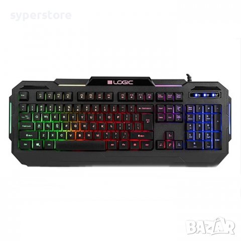 Клавиатура Logic LC STARR TWO Геймърска Gaming  черна, SS300646