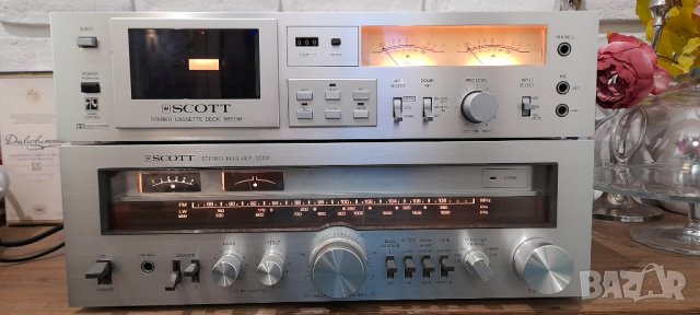 Дек H.H.Scott 665DM Ресийвър H.H.Scott 330RL Scott 665 dm Scott 330rl