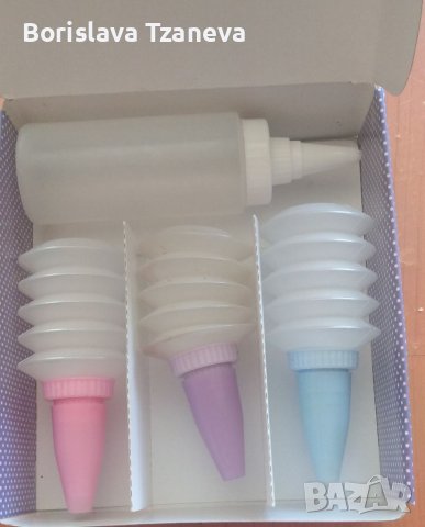 Шприц за декорация, молд за бонбони, снимка 2 - Форми - 36956721