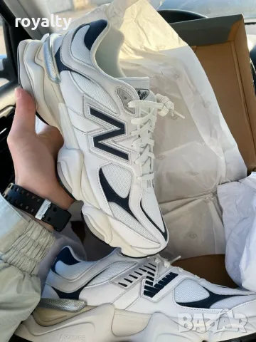 New balance 9060 White Navy Нови Оригинални Мъжки Маратонки с Кутия Ню Баланс 