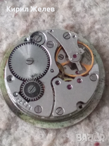 Механизъм с циферблат от стар ръчен часовник 52065, снимка 7 - Мъжки - 52270015