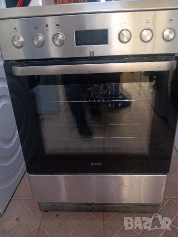 Иноксова свободно стояща печка с керамичен плот Asko с две години гаранция!, снимка 5 - Печки, фурни - 53080785