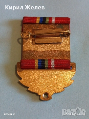 Част от медал СССР За стройтелство на газопровода СЪЮЗ за КОЛЕКЦИЯ 53501, снимка 4 - Антикварни и старинни предмети - 53255360