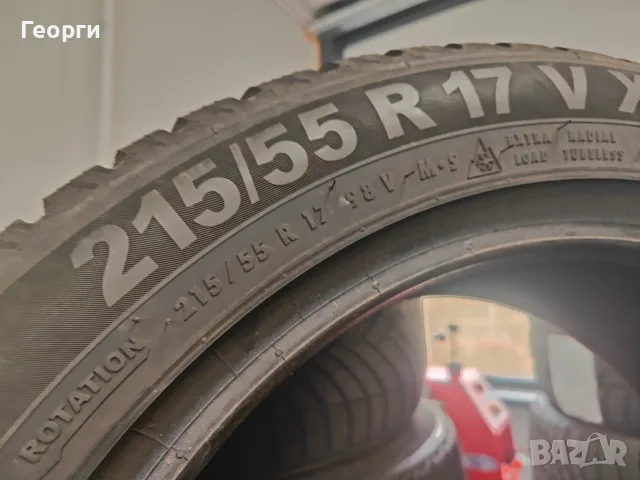 2бр.зимни гуми 215/55/17 Semperit, снимка 4 - Гуми и джанти - 56543049