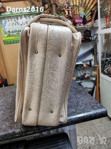 Страхотен кожен куфар, снимка 2 - Куфари - 38451940