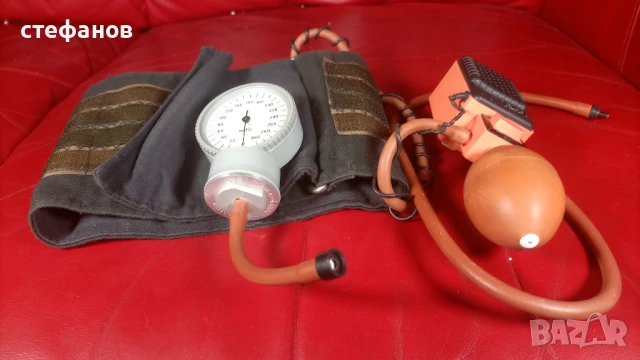 Ретро апарат за кръвно налягане, руски, интересна система ЕЛЕКТРОНИКА ТЕФ-1