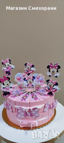 Картонена торта Мини маус, снимка 5 - Други - 53330410