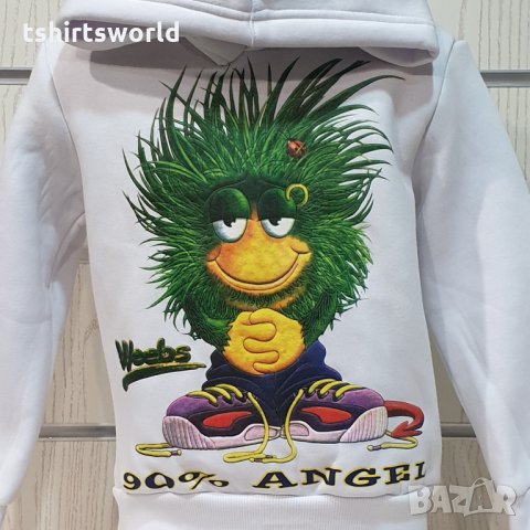 Нов детски суичър с трансферен печат 90% ангел, снимка 2 - Детски анцузи и суичери - 32034619