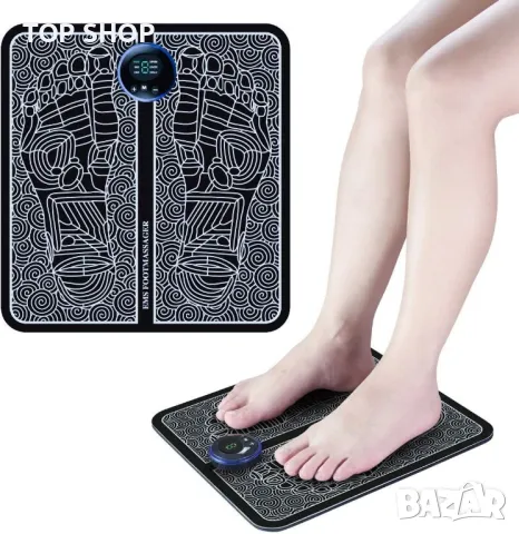 Електромагнитен масажор за крака Ems Foot Massager, снимка 4 - Масажори - 48476919