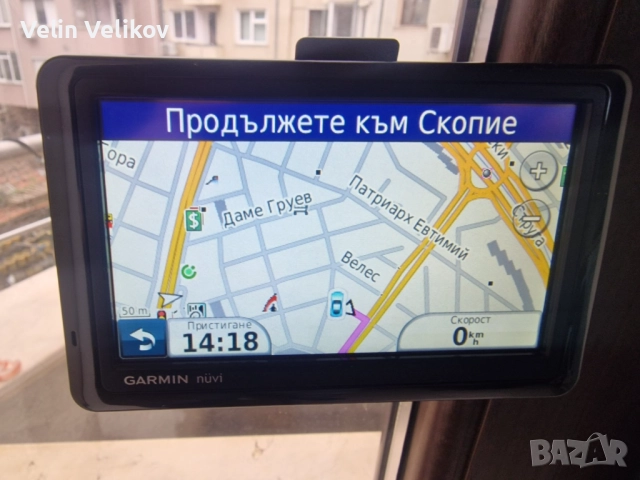 Ново!!! 5" инча GPS навигация Garmin Nuvi 1450Т + с доживотни карти подарък 32GB, снимка 3 - Аксесоари и консумативи - 52913507