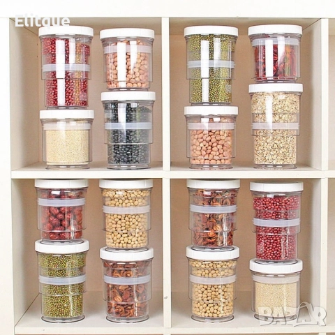 Кухненски контейнер за хранителни продукти с херметическо запечатване
