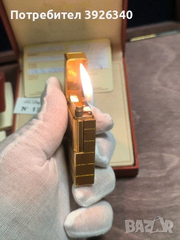 S.T.Dupont линия 1 златна пълен комплект , снимка 9 - Антикварни и старинни предмети - 54010010