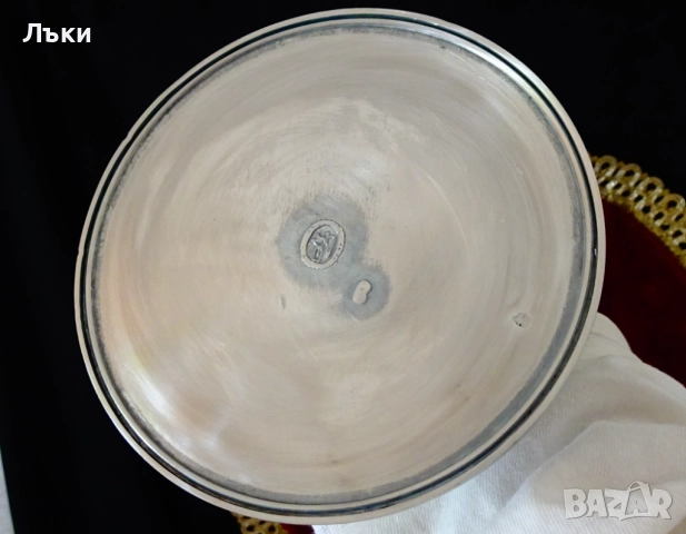 Кана от калай,калаена кана с капак,средновековен дизайн. , снимка 9 - Антикварни и старинни предмети - 51515248