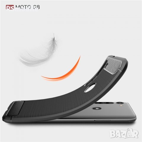 Motorola Moto G8 - Удароустойчив Кейс Гръб CARBON, снимка 9 - Калъфи, кейсове - 31434761