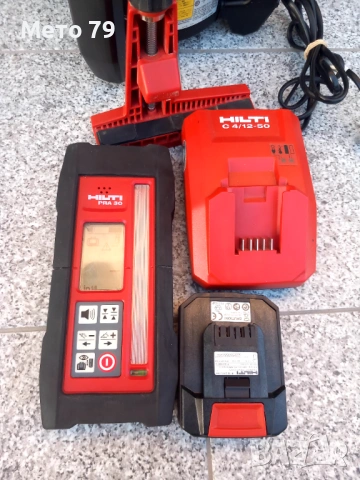 Ротационен лазерен нивелир Hilti PR 30-HVS A12 , снимка 7 - Други инструменти - 53065656