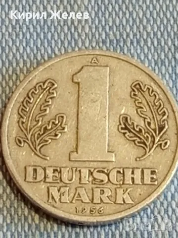 Две монети 1 Дойче марка 1956г. - 2 Дойче марки 1957г. ГДР редки за КОЛЕКЦИОНЕРИ 49541, снимка 2 - Нумизматика и бонистика - 48555148