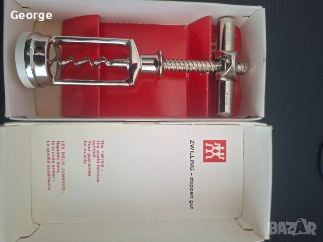Тирбушон ZWILLING, винтидж, снимка 7 - Антикварни и старинни предмети - 54303309