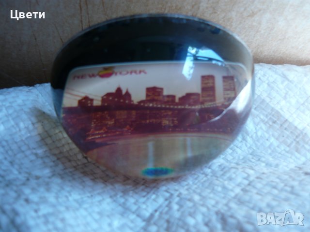 Ню Йорк в стъклена елипса за украса - само 0,75 лв., снимка 5 - Други - 40763064
