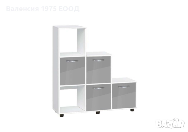 Етажерка Кубо 6 с три или четири вратички гланц, снимка 18 - Етажерки - 46452283