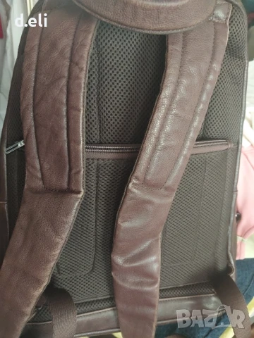 PIQUADRO Italy Original. Страхотна кожена раница, снимка 8 - Раници - 21372553