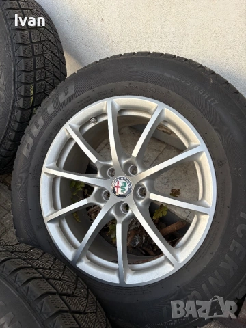 Джанти с гуми за Алфа Ромео Стелвио Джулия 5х110 , снимка 4 - Гуми и джанти - 53206571