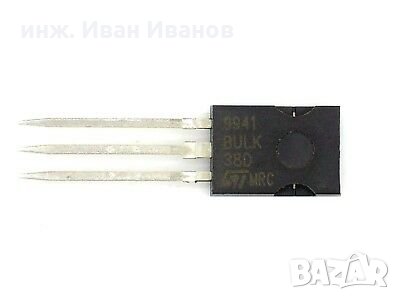 BULК38D 450V, 5A, 60W с обратен диод в корпус SOT-82, снимка 1 - Друга електроника - 31717876