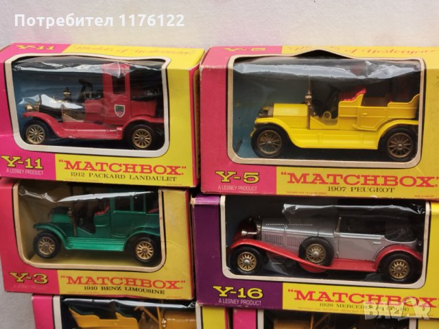 Стари Matchbox MOY Мачбокс Ретро Модели England Нови В Кутии, снимка 2 - Коли, камиони, мотори, писти - 35252769