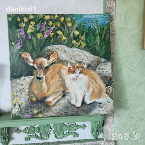 Голяма картина маслени бои, снимка 5 - Картини - 51253949