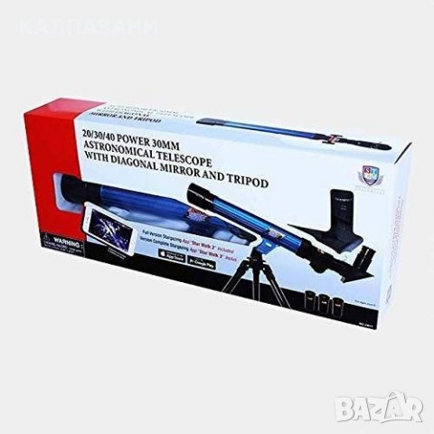 ТЕЛЕСКОП - Tele-Science Power Astronomical Telescope with Tripod, 30 mm 20/30/40
