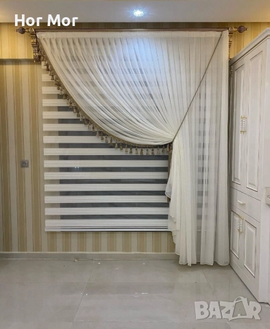 Пердета и завеси Rose Textile, снимка 2 - Пердета и завеси - 52733445