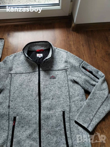 Stubai Strickfleece-Jacke - мъжко поларено горнище ХЛ КАТО НОВО , снимка 4 - Спортни дрехи, екипи - 52886585