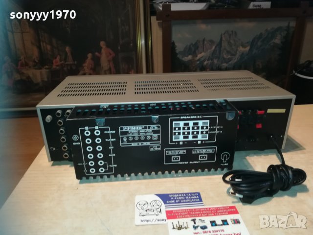 fisher ca-58 amplifier 260w-made in japan/sweden 2210201852, снимка 13 - Ресийвъри, усилватели, смесителни пултове - 30520596