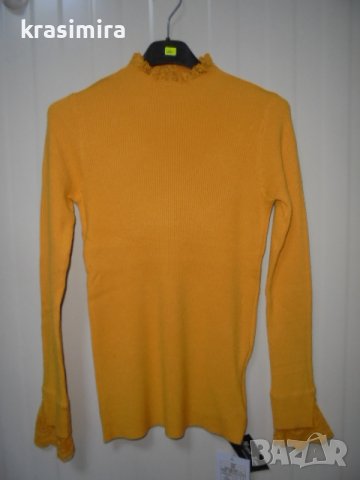 меки блузки с дантелка в осем цвята, снимка 14 - Блузи с дълъг ръкав и пуловери - 38727206