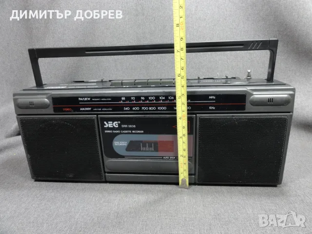 СТАР РЕТРО ТРАНЗИСТОР РАДИО КАСЕТОФОН SEG SRR 3838, снимка 11 - Радиокасетофони, транзистори - 56325426
