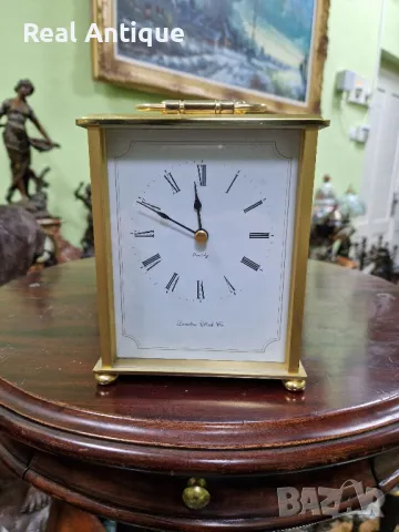 Красив месингов настолен часовник , снимка 1