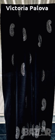 Луксозен голям вълнен шал с блестящи камъчета, снимка 5 - Шалове - 52932409