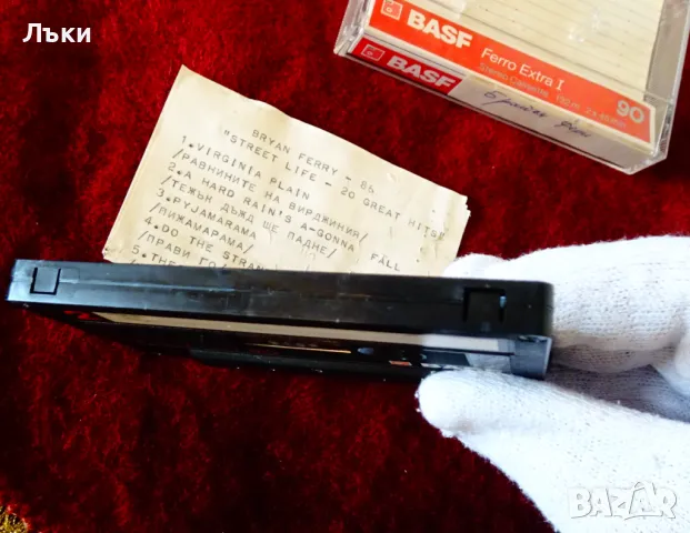 Аудио касета BASF с Bryan Ferry. , снимка 3 - Аудио касети - 49635599