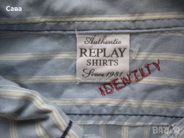 Риза REPLAY  мъжка,М, снимка 1 - Ризи - 40229520