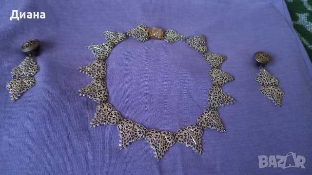 Страхотен комплект "Ажур", снимка 3 - Бижутерийни комплекти - 39248413