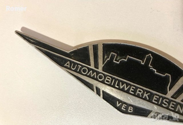 Стара табела /емблема Wartburg, снимка 2 - Антикварни и старинни предмети - 51046727