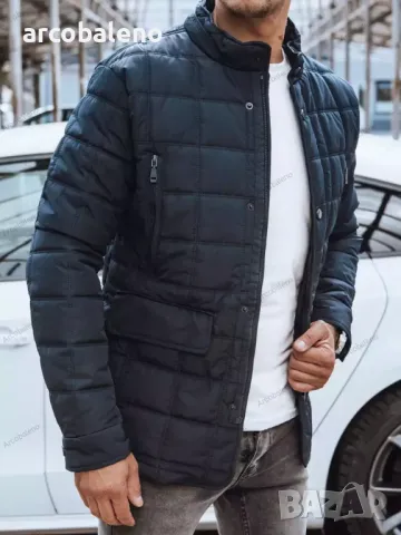 Мъжко преходно тъмносиньо яке , снимка 3 - Якета - 48839236